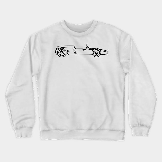 World Champ Car 1960 Cooper Climax T53 Brabham Crewneck Sweatshirt by Radradrad